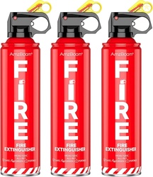 AmzBoom Fire Extinguisher for Home, 3-Pack