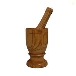 IMUSA USA LIS-005W Jumbo Mortar with Pestle, Wood