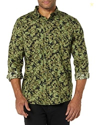 Amazon Essentials Men's Slim-Fit Long-Sleeve Two-Pocket Utility Shirt,