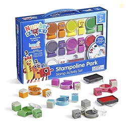 hand2mind Numberblocks Stampoline Park Stamp Activity Set, 20 Stamps, 