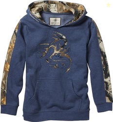 Legendary Whitetails Kids Pullover Hoodie Camo Sweatshirt Comfy V-Neck