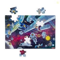 Melissa & Doug Outer Space Glow-in-the-Dark Cardboard Jigsaw Floor Puz