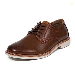 Deer Stags Boys' Marco Jr Dress Comfort Oxford Brown 13.5