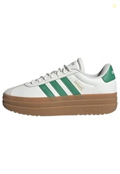 Adidas Women's VL Court Bold, White/Court Green/Gold Metallic, 7