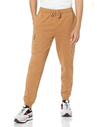 Amazon Essentials Men's Relaxed Fit Cargo Fleece Jogger Sweatpants wit
