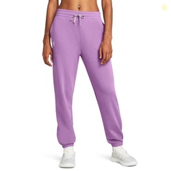 Under Armour Womens Rival Terry Joggers, (560) Provence Purple / / Whi