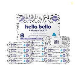 Hello Bello Premium Wipes (12 Resealable Packets )
