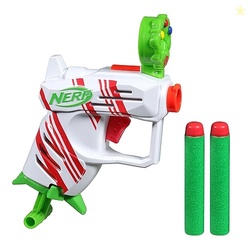 Nerf Elite 2.0 Jolly Dash Blaster, 2 Elite Darts, Pull to Prime, Winte
