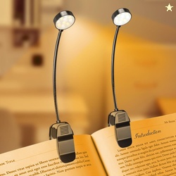 KTEBO 2 Pack 10 LED Rechargeable Book Light