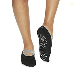 Gaiam Grippy Yoga Socks with Non-Slip Grip for Women  Barre, Pilates &