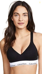 Calvin Klein Modern Cotton Lightly Lined Wireless Bralette, Black, Med