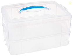 Snapware Snap 'N Stack Portable Storage Bin for Tools and Craft Storag