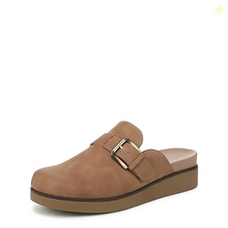 LifeStride Women's Gillian-Clog Clog Tan 6.5 W