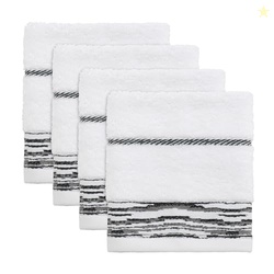 Nicole Miller - Washcloths, Soft & Absorbent Cotton Towels, Dorm Room 