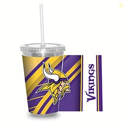 Rico Industries NFL Football Minnesota Vikings NFL Football Team 16oz 