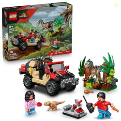 LEGO Jurassic World Raptor Off-Road Escape Dinosaur Toy - Building Pla