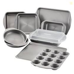 Circulon Total Nonstick Bakeware Set, Metal Baking Pans Set, 10-Piece,