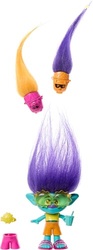 Mattel DreamWorks Trolls Band Together Hair Pops Small Doll, Branch wi