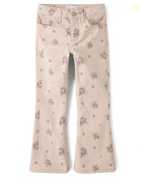 The Children's Place,Girls,Flare Jeans,Warm Stone Floral High Rise,10