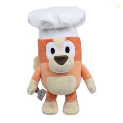 Bluey Friends Plush Soft Toy | Chef Bingo with Chef Hat and Spatula