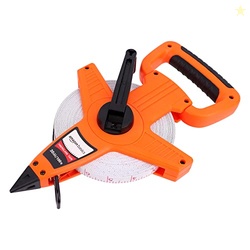 Amazon Basics Open Reel Fiberglass Measuring Tape, Versatile, Reliable