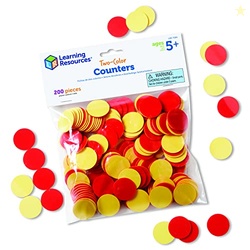 Learning Resources Two-Color Counters, Red/Yellow, Educational Countin