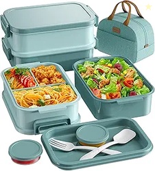 KEMETHY Adults Bento Lunch Box Set