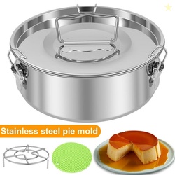 Rzvnmko Stainless Steel Flan Mold 