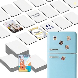 40Pcs Sublimation Picture Magnet Blanks AD