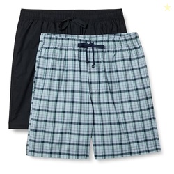 Amazon Essentials Men's Breathable Cotton Stretch Poplin Pajama Shorts