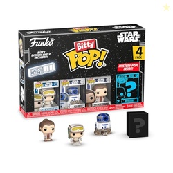 Funko Bitty Pop! Star Wars - Luke Skywalker (Hoth), R2-D2, Chewbacca, 