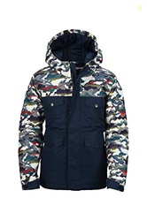 Arctix Kids Slalom Insulated Winter Jacket, White Multi Camo, X-Large