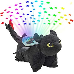 Pillow Pets 11 inch How to Train Your Dragon Toothless Sleeptime Lite,