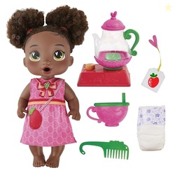 Baby Alive Bubbly Tea Party Berry Boo Doll with Teapot Accessories, Bl