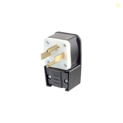 Leviton 30 Amp, 125/250 Volt, Straight Blade, Plug, Industrial Grade, 