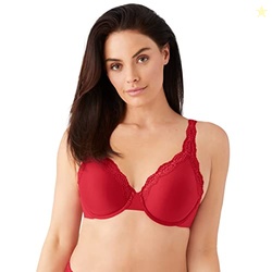 Wacoal Women's Softly Styled Unlined Mid Coverage Underwire Bra, 85530