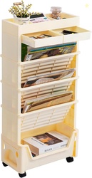 AGTEK 5 Tier Rolling Utility Cart