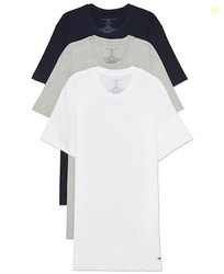 Tommy Hilfiger Men's Cotton Classic Slim Fit 3-Pack Crewneck Undershir