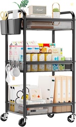 YASONIC 3 Tier Rolling Cart 