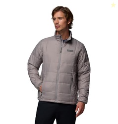 Columbia Men's Voodoo Falls 590 Turbodown II Jacket, Light Grey, Small