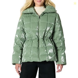 Amazon Essentials Women's Oversized-Fit Square Quilted Puffer Jacket w