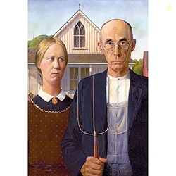 RoseArt - Kodak Premium Masters - American Gothic by Grant Wood - 2000