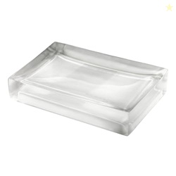 Izod - Soap Dish, Sleek Resin Countertop Accessories, Dorm Room Essent