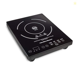 Hamilton Beach Portable Single Induction Cooktop Countertop Burner Hot