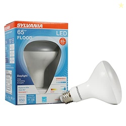LEDVANCE Flood BR30 LED Light Bulb, 65W = 9W, Dimmable, 22 Year, 800 L
