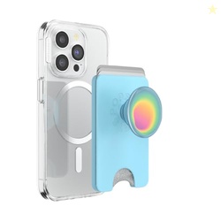 PopSockets Phone Wallet for MagSafe, Phone Card Holder with Grip, Ligh