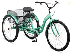 Schwinn Meridian Adult Tricycle Bike, Mens and Womens Three Wheel Beac