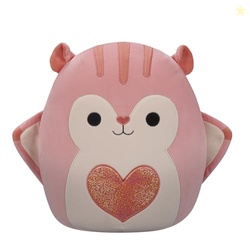 Squishmallows Original 14-Inch Gabourey Peach Flying Squirrel with Seq