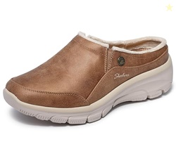Skechers Women's Easy Going - Latte 2 Mule, TAN, 9M