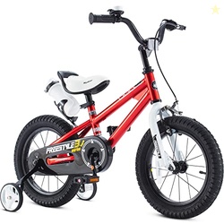 RoyalBaby Freestyle Kids Bike 14 Inch Childrens Bicycle with Training 